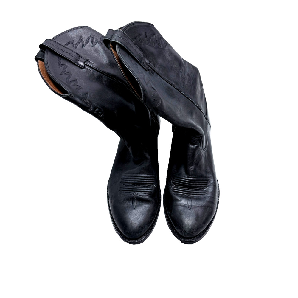 Ariat Mens Sedona Boots Size 11.5D Black Cowhide Leather Cowboy Western 34601